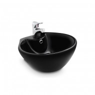 SİYAH MOBİLYA ÜSTÜ LAVABO (Ø 42)