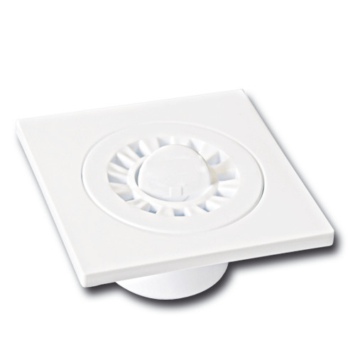 10 cm x 10 cm Plastik Yer Süzgeci Alttan (Ø50)