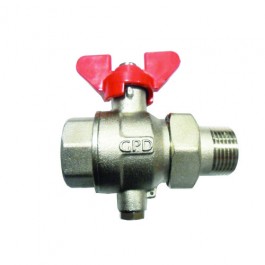 1″ Rakorlu Termokupl Çıkışlı Küresel Vana