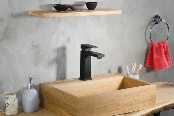  Integra Black Lavabo Bataryası