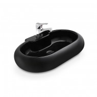 KIRMIZI OVAL MOBİLYA ÜSTÜ LAVABO (39,5X61,5)