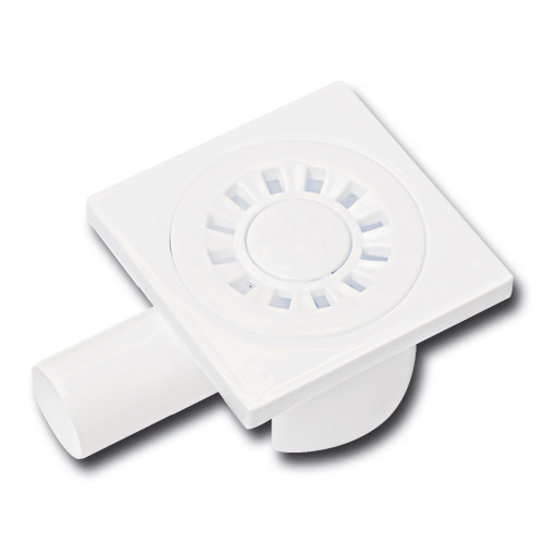 10 cm x 10 cm Plastik Yer Süzgeci Yandan (Ø32)