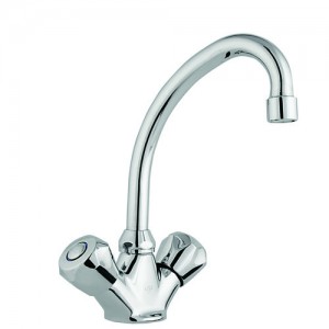 Topuz Tek Gövde Kuğu Lavabo Bataryası